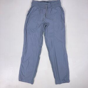 Lululemon Dance Studio Mid-Rise Full Length Jogger Light Blue Women's Size 4 Gym